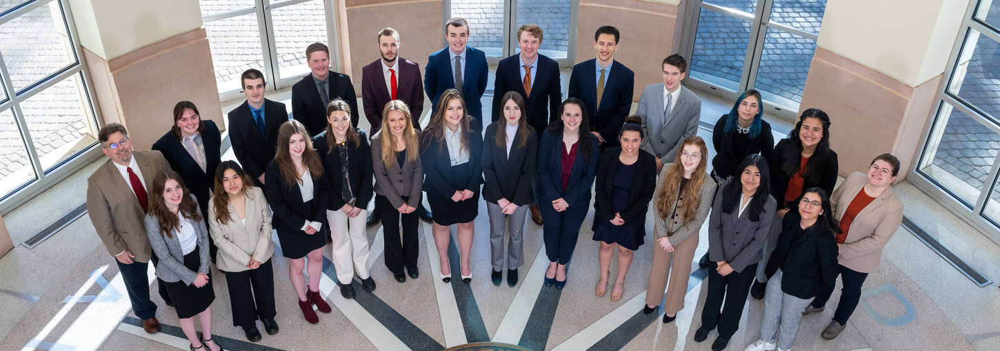 The students and faculty involved with the Model UN.